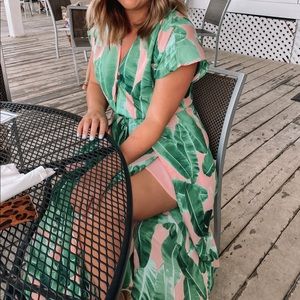 Buddy love palm tree maxi dress